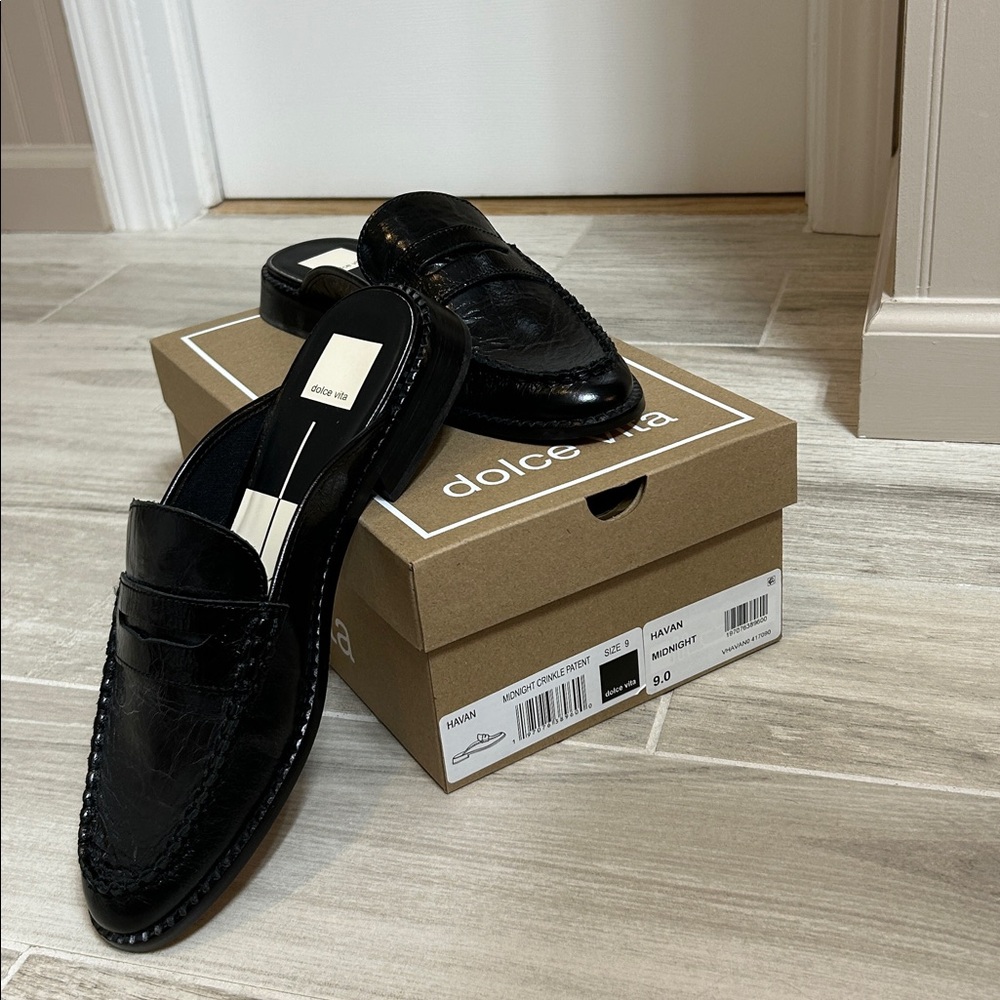 Dolce Vita black mules